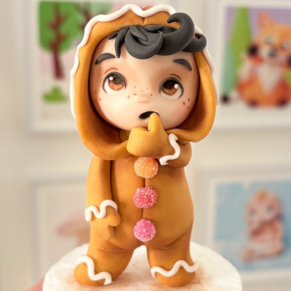 Golden Brown Fondant Sugarpaste Food Colour - Image 2